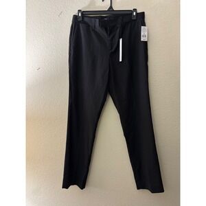 Charles and a Half Mens Black Dress Pants Size 32x32 Polyester Rayon‎ Flat 
A805